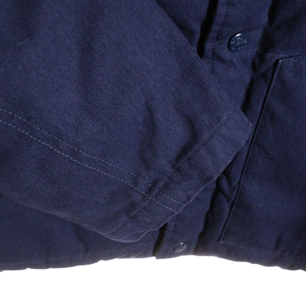 TENDERLOIN(テンダーロイン) スナップボタン キルティング ダウンジャケット ネイビー