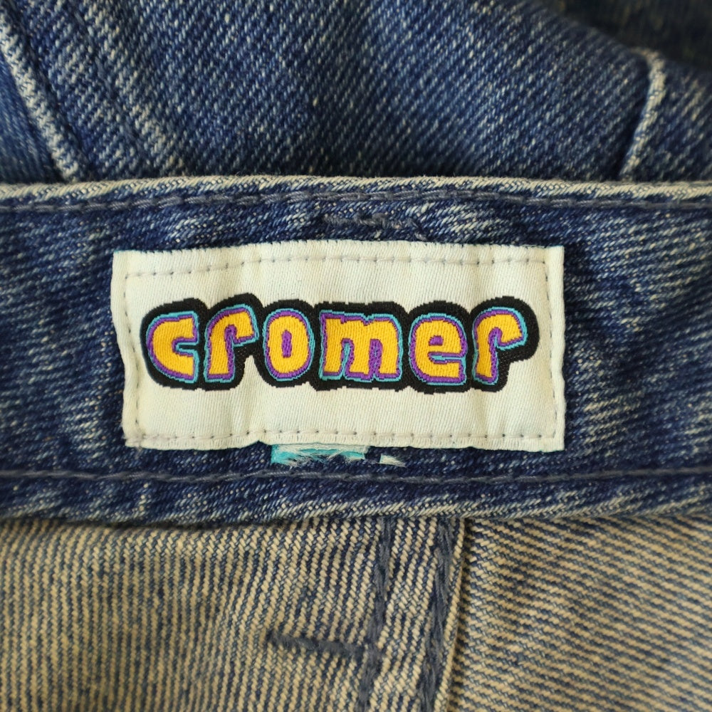 HUF(ハフ) CROMER PANT バギーデニムパンツ インディゴ