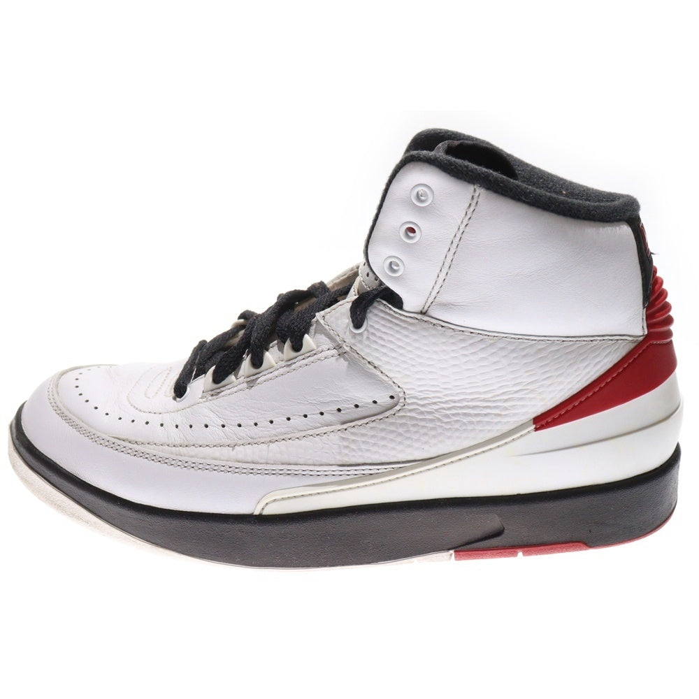 NIKE(ナイキ) AIR JORDAN 2 OG CHICAGO 2022 DX2454-106 エアジョーダン2 OG シカゴ ハイカットスニーカー US8.5/26.5cm ホワイト/レッド