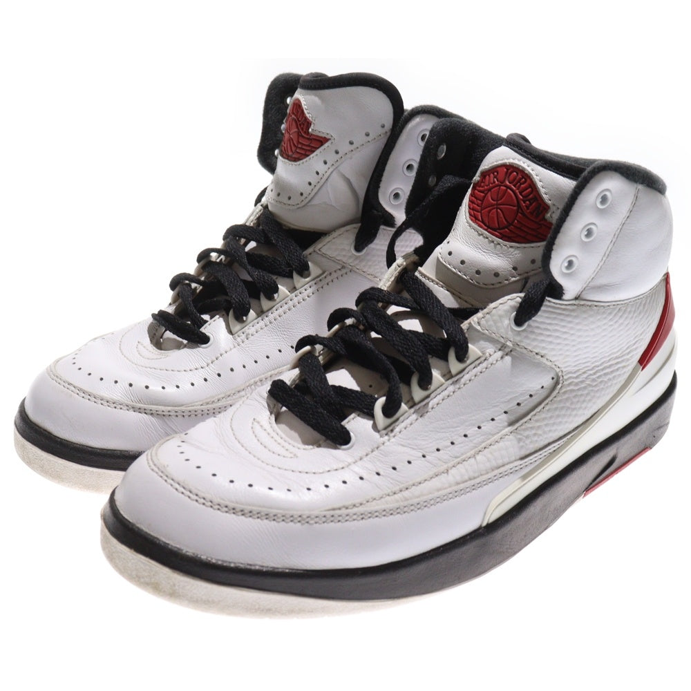 NIKE(ナイキ) AIR JORDAN 2 OG CHICAGO 2022 DX2454-106 エアジョーダン2 OG シカゴ ハイカットスニーカー US8.5/26.5cm ホワイト/レッド