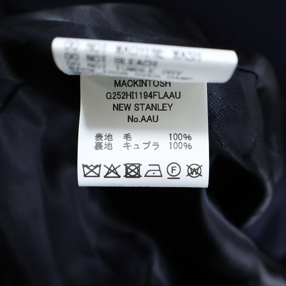 MACKINTOSH(マッキントッシュ) 25AW NEW STANLEY ウールチェスターコート ロングコート ネイビー G252HI1194FLAAU