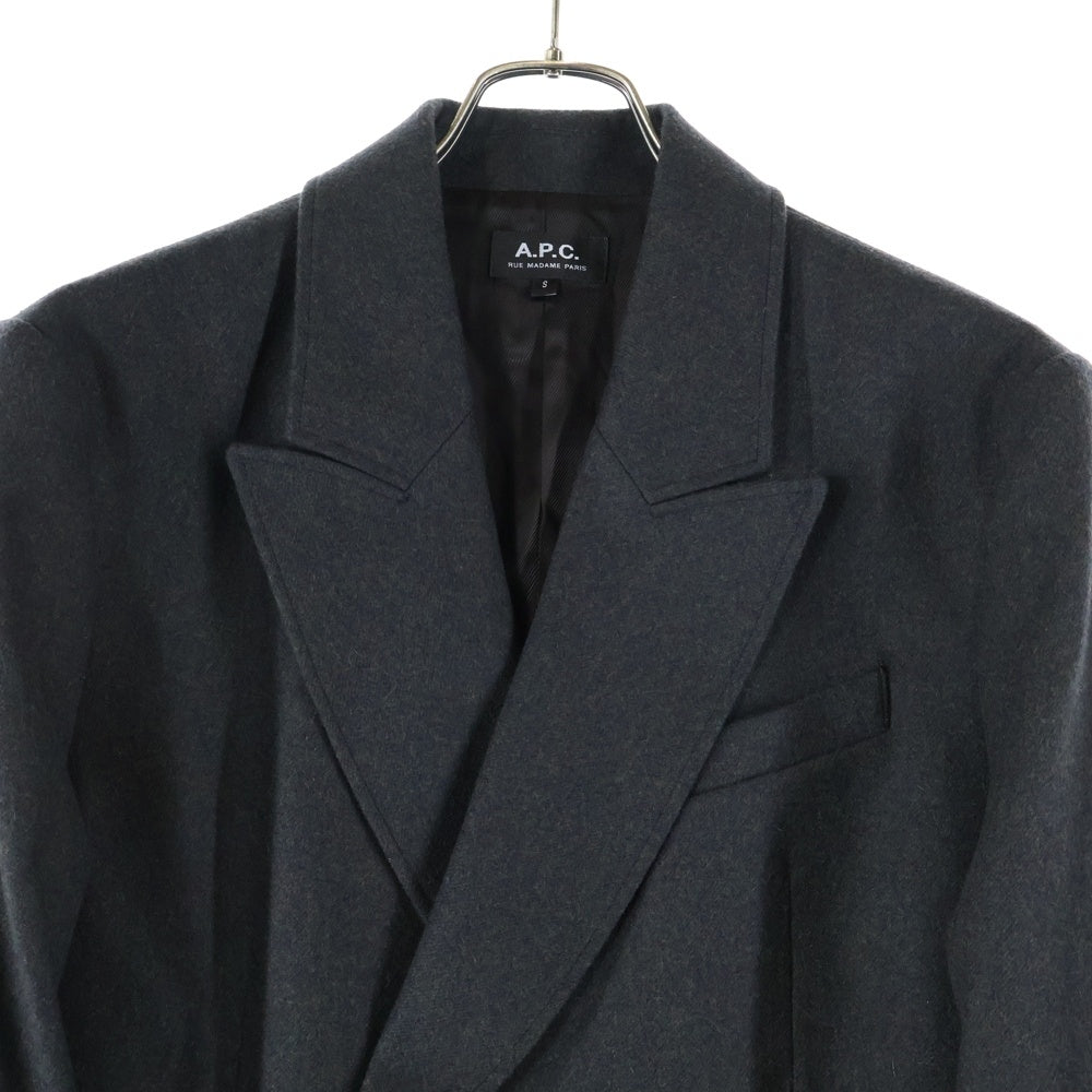 A.P.C(アーペーセー) Conor ウールテーラードジャケット グレー