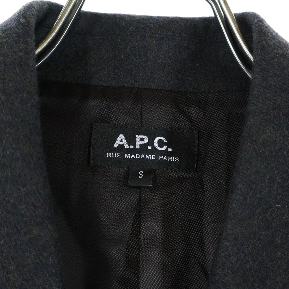 A.P.C(アーペーセー) Conor ウールテーラードジャケット グレー