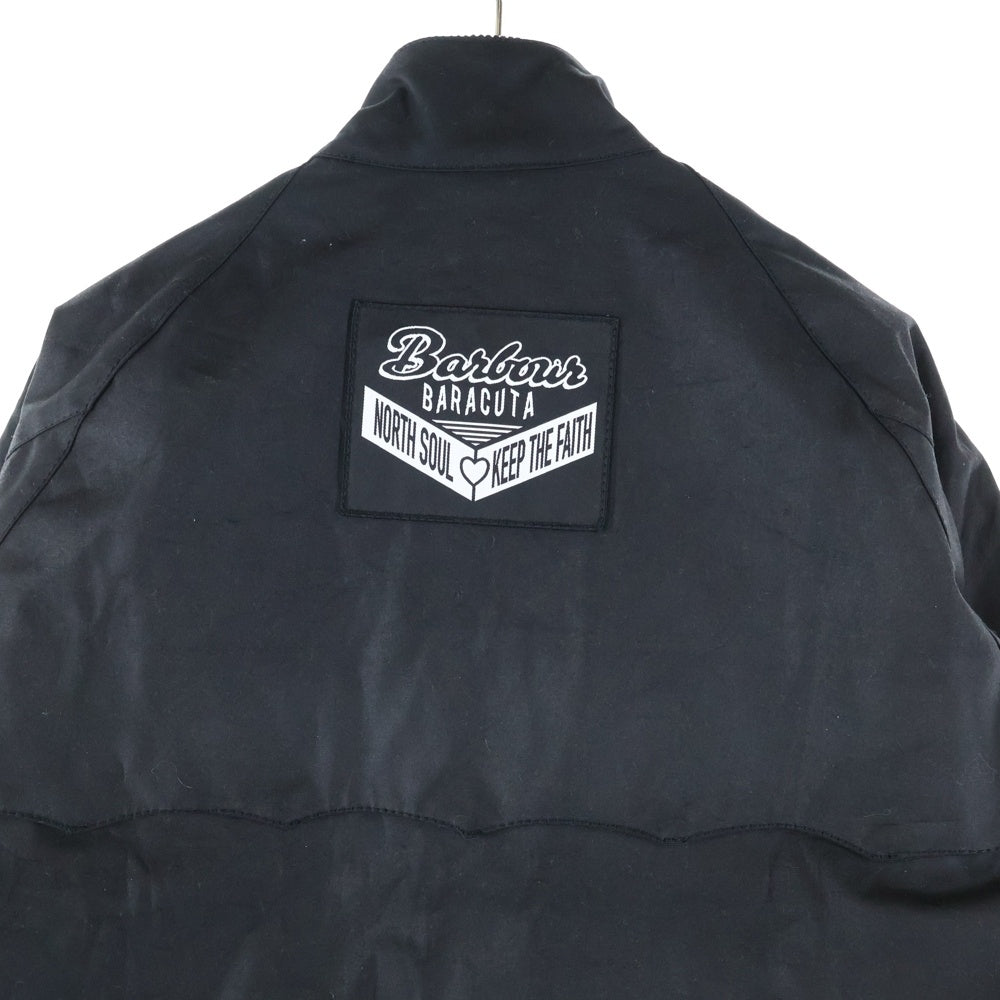 Barbour(バブアー) 25AW × BARACUTA Badged Porton バラクータ ワックス ジップアップジャケット ブラック 252MWX2519