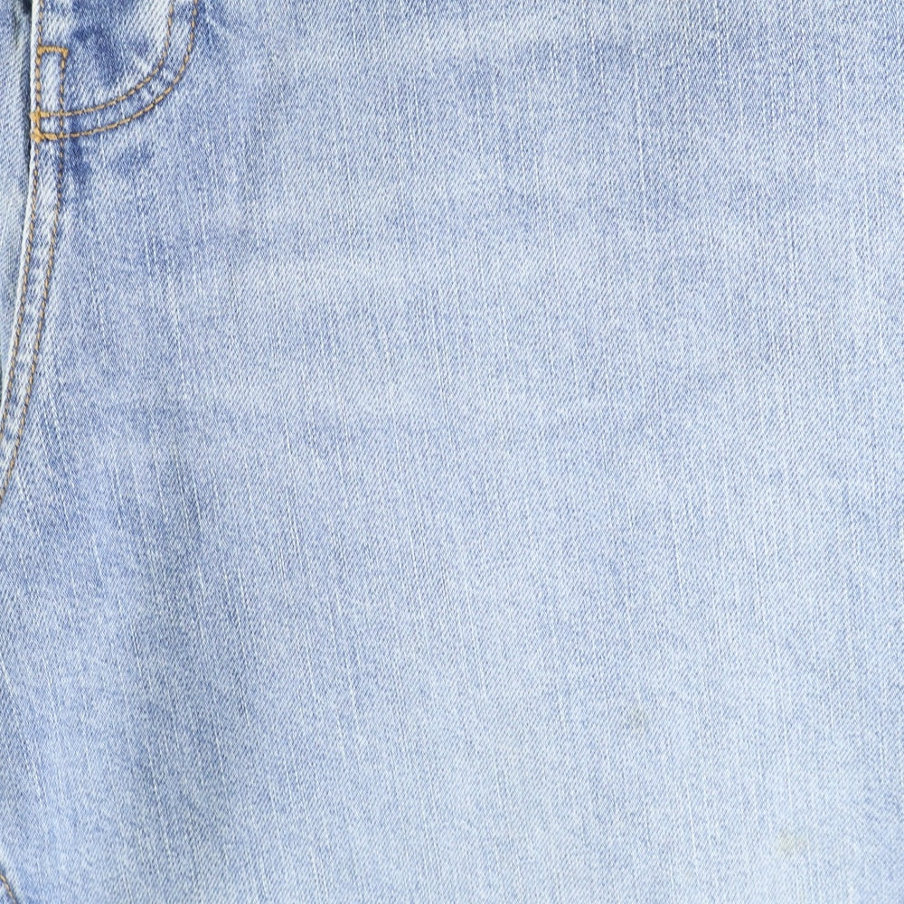 BALENCIAGA(バレンシアガ) デストロイ加工 バギーデニムパンツ ワイドパンツ インディゴ 745213 TRW55