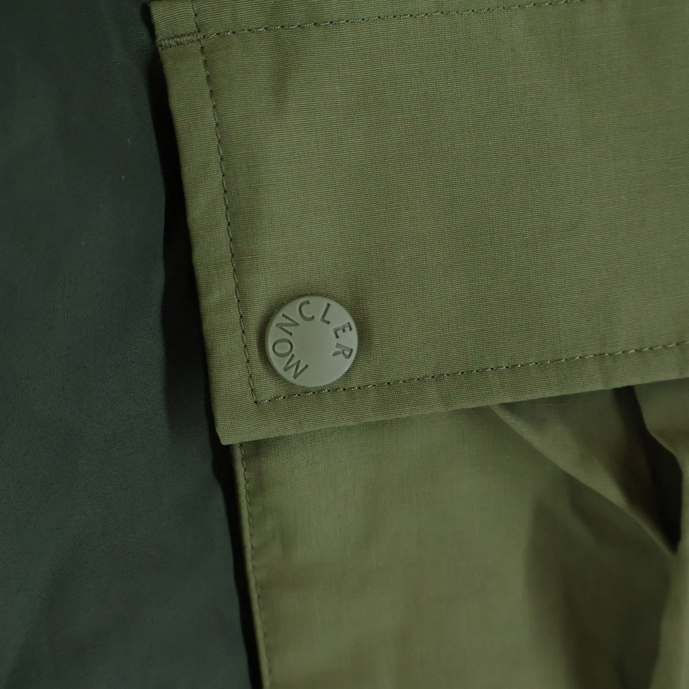 MONCLER(モンクレール) 23AW × PHARRELL WILLIAMS PANTALONE I209R2A00001 ファレルウィリアムズ パンタローネ ナイロンカーゴパンツ カーキ