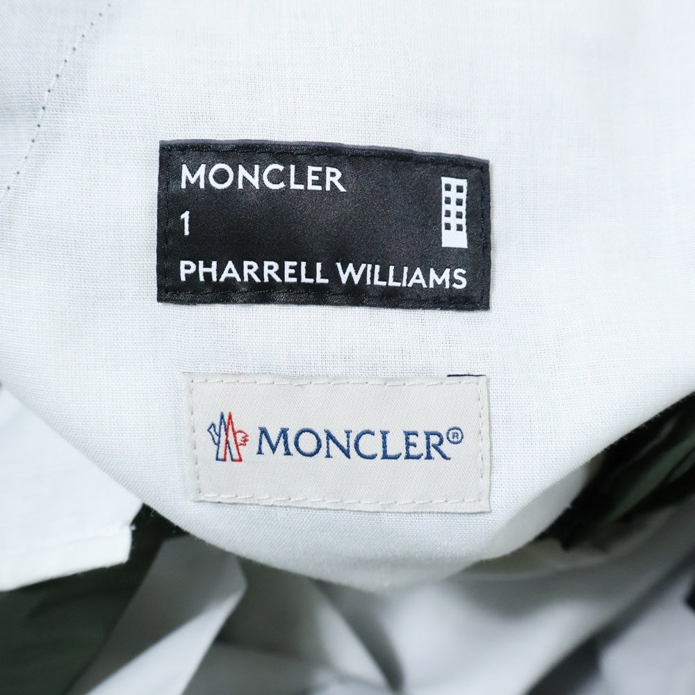 MONCLER(モンクレール) 23AW × PHARRELL WILLIAMS PANTALONE I209R2A00001 ファレルウィリアムズ パンタローネ ナイロンカーゴパンツ カーキ