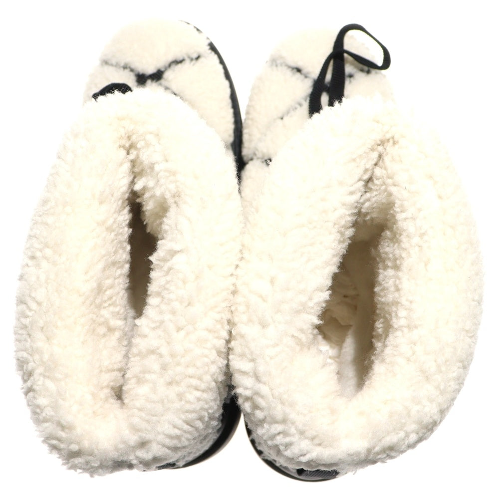 CHANEL(シャネル) Shearling Mutton COCO Mark Boa Snow G35342 シアリング ムートン ココマーク ボア スノー ハイカットブーツ シューズ ホワイト
