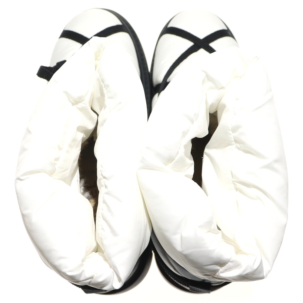 CHANEL(シャネル) Shearling Nylon COCO Mark Boa Snow G35342 シアリング ナイロン ココマーク スノー ハイカットブーツ シューズ ホワイト