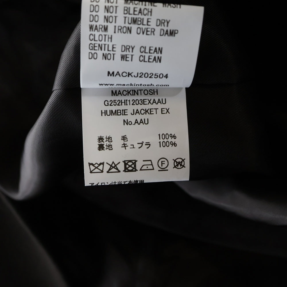 MACKINTOSH(マッキントッシュ) 25AW HUMBIE JACKET EX ウールロングコート ブラック G252HI1203EXAAU