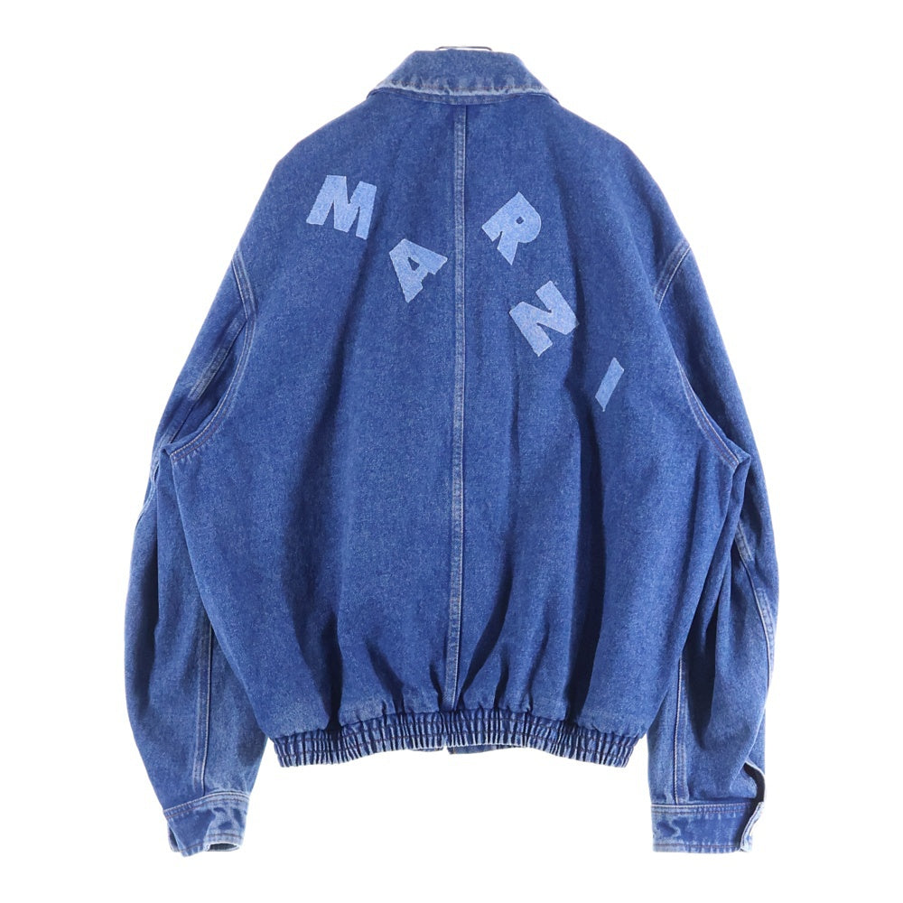 MARNI(マルニ) 25AW ロゴブルー フェード デニムジャケット インディゴ JUJU0051X0