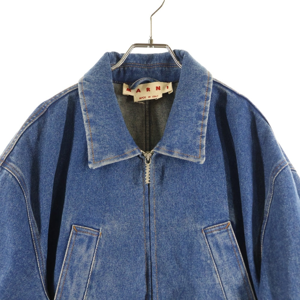 MARNI(マルニ) 25AW ロゴブルー フェード デニムジャケット インディゴ JUJU0051X0