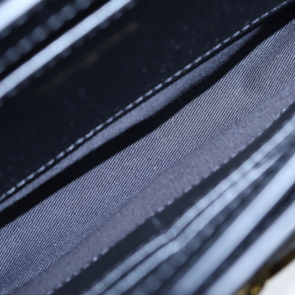 MAISON KITSUNE(メゾンキツネ) EDIE イーディ レザーショルダーバッグ ブラック