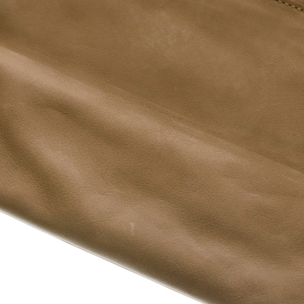 BUTTERO(ブッテロ) Leather Clutch Bag レザークラッチバッグ セカンドバッグ ベージュ