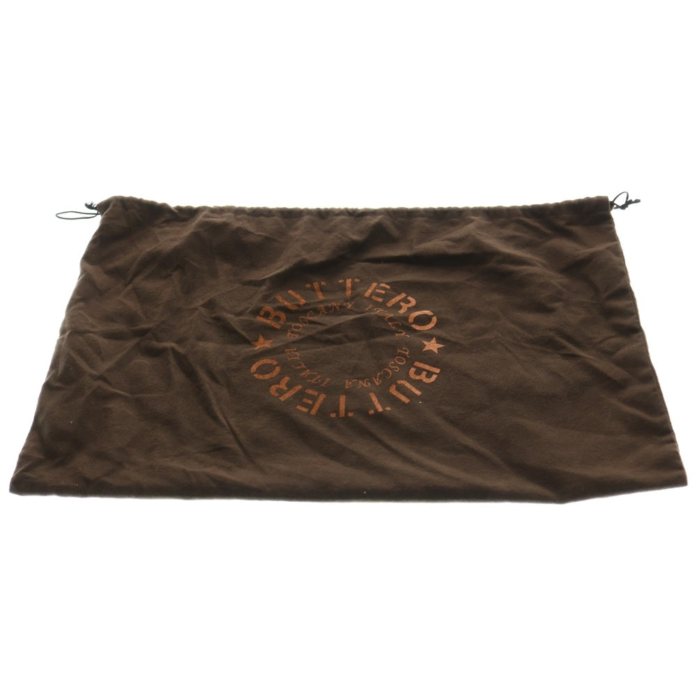 BUTTERO(ブッテロ) Leather Clutch Bag レザークラッチバッグ セカンドバッグ ベージュ