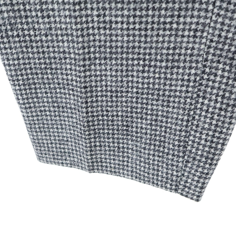 INCOTEX(インコテックス) Slim Fit Slacks スリムフィットスラックス 千鳥格子ウールスラックスパンツ グレー
