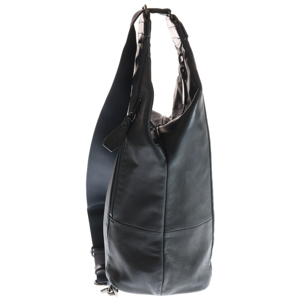 KATSUYUKI KODAMA(カツユキコダマ) Chest Body Bag チェストボディバッグ レザーボディバッグ ショルダーバッグ ブラック