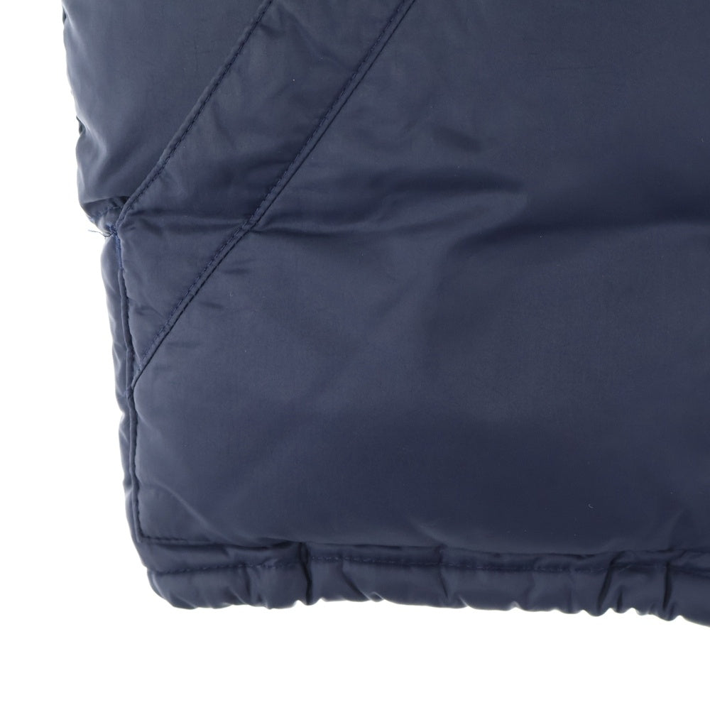 POLO RALPH LAUREN(ポロラルフローレン) フロントロゴ刺繍 フェザーダウンベスト ジップアップ ナイロンジャケット ネイビー