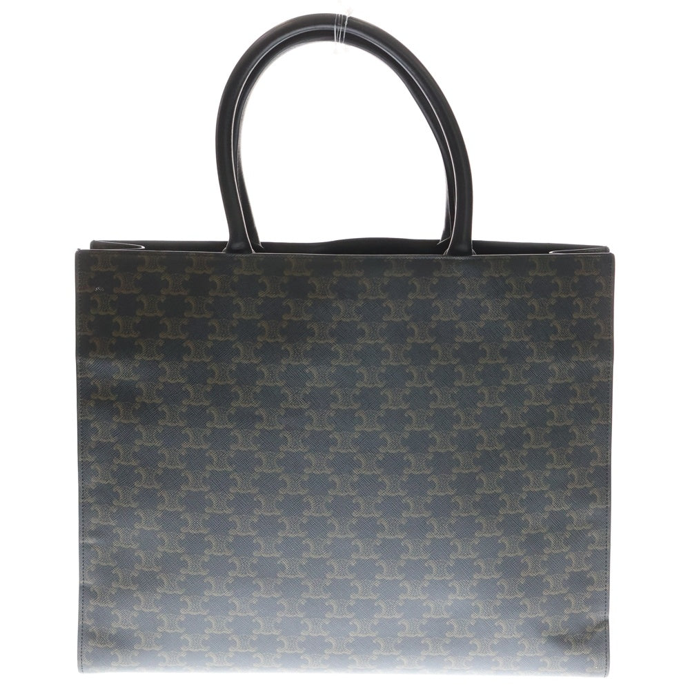 CELINE(セリーヌ) HORIZONTAL CABAS トリオンフ ホリゾンタルカバ トートバッグ レザー ハンドバッグ ブラウン 19701