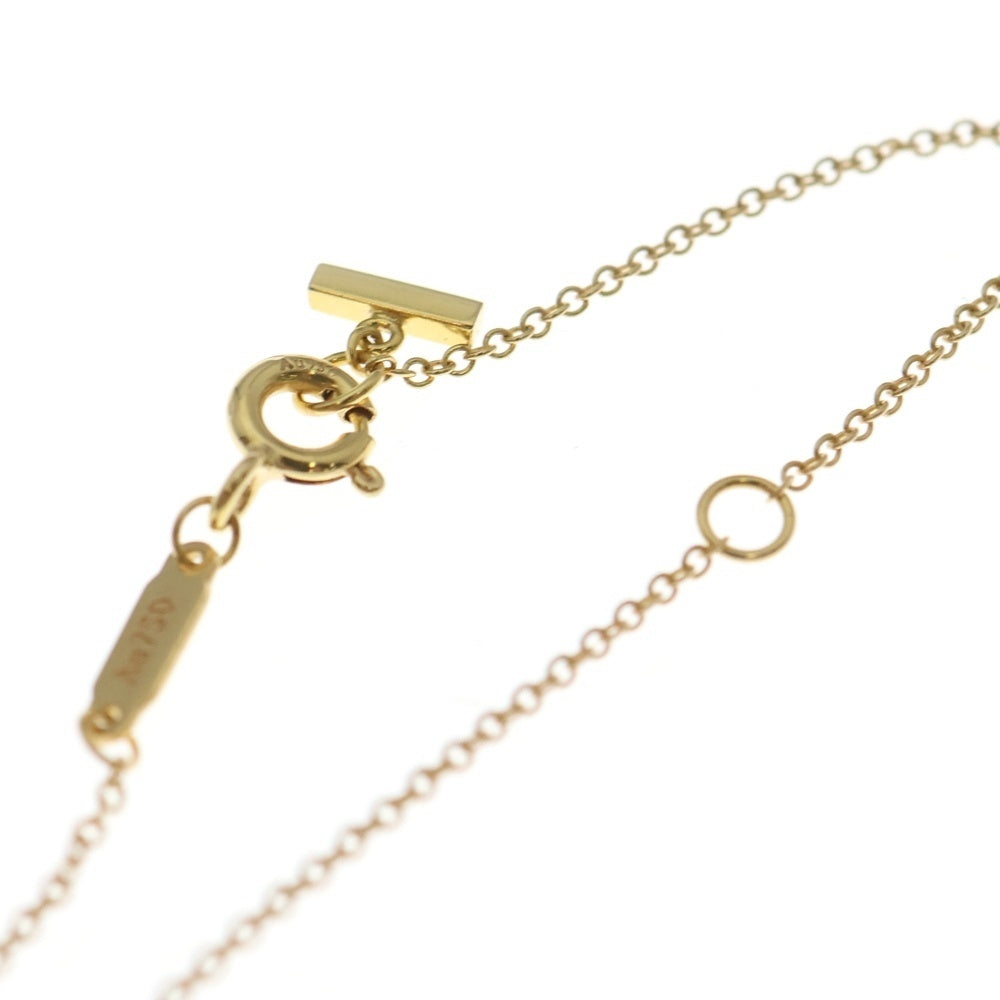 TIFFANY & Co.(ティファニー) T スマイル ミニ K18 ネックレス イエローゴールド レディース