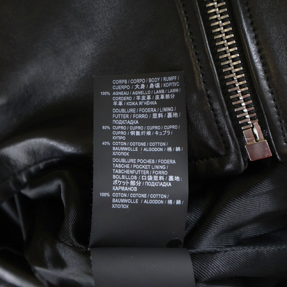 SAINT LAURENT PARIS(サンローランパリ) キースレザー シングルライダース ジャケット アウター 362239 Y5YA1 ブラック