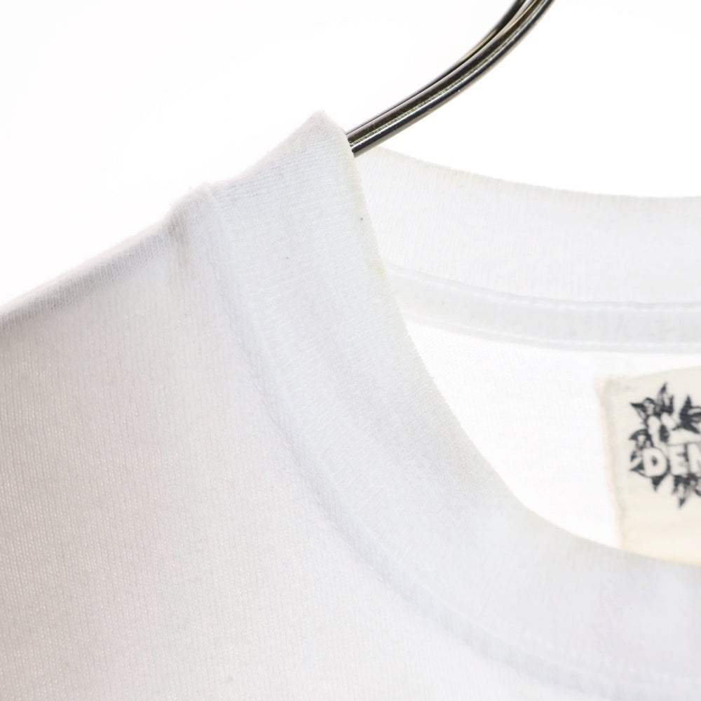 DENIM TEARS(デニムティアーズ) LOGO PRINT S/S TEE ロゴプリント半袖Tシャツ ホワイト