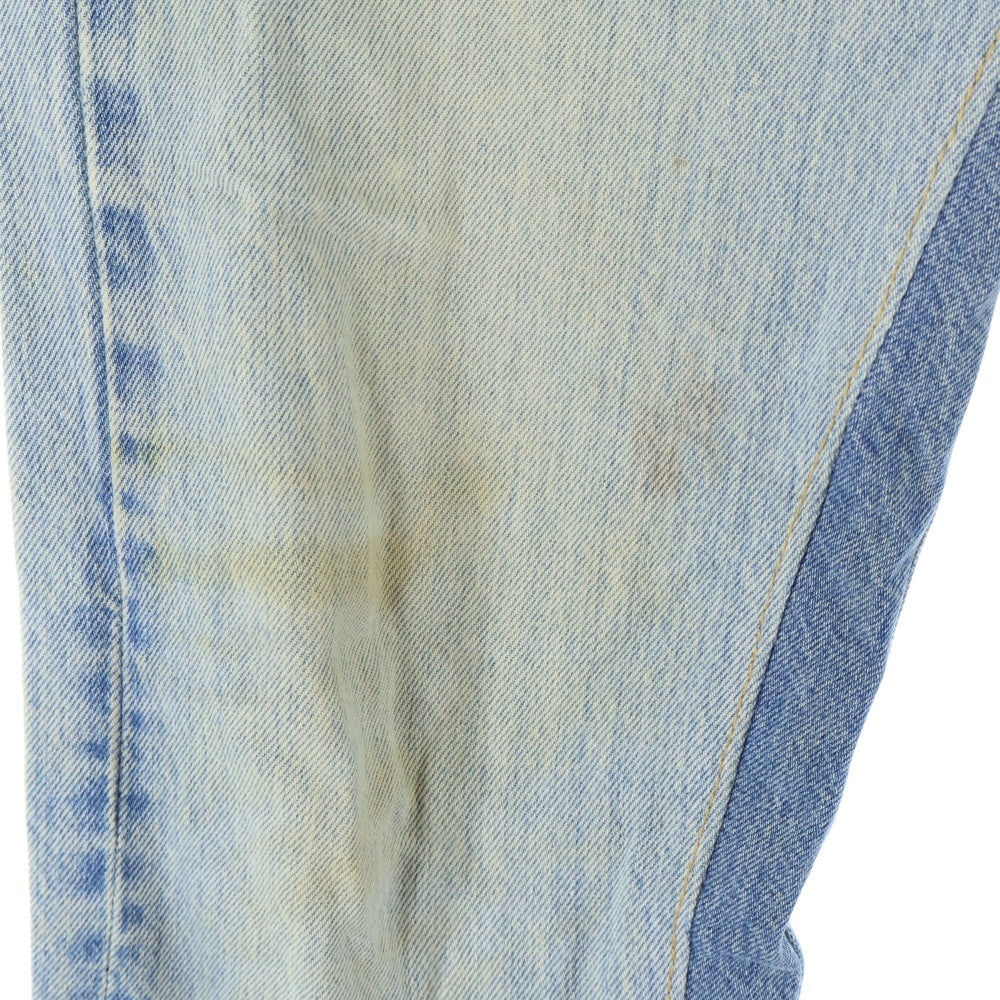 GALLERY DEPT.(ギャラリーデプト) 90210 La Flare Jeans ラ フレア 再構築デニムボタンフライ ダメージ加工フレアロングデニムパンツ インディゴ