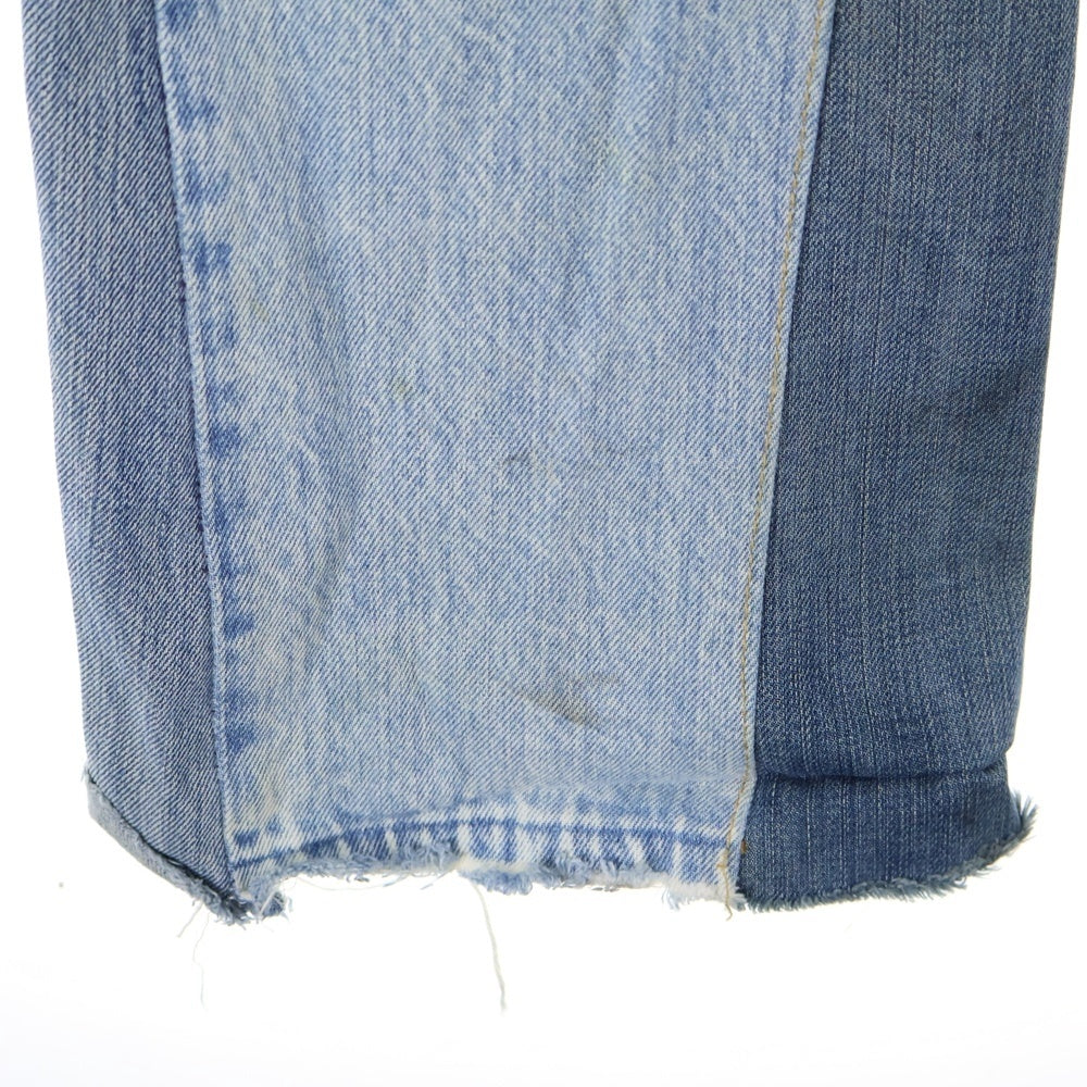 GALLERY DEPT.(ギャラリーデプト) 90210 La Flare Jeans ラ フレア 再構築デニムボタンフライ ダメージ加工フレアロングデニムパンツ インディゴ