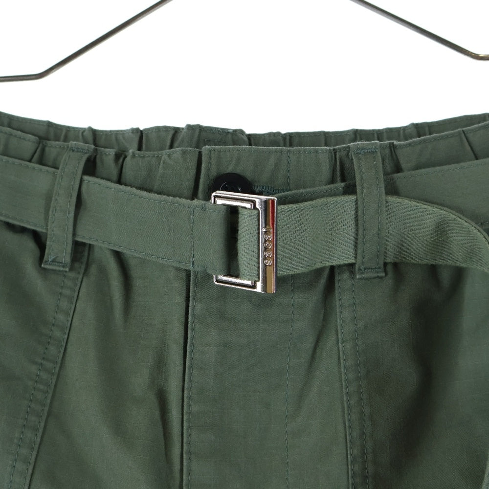 Sacai(サカイ) RipStop trouser ベルト ミリタリー ワイド パンツ