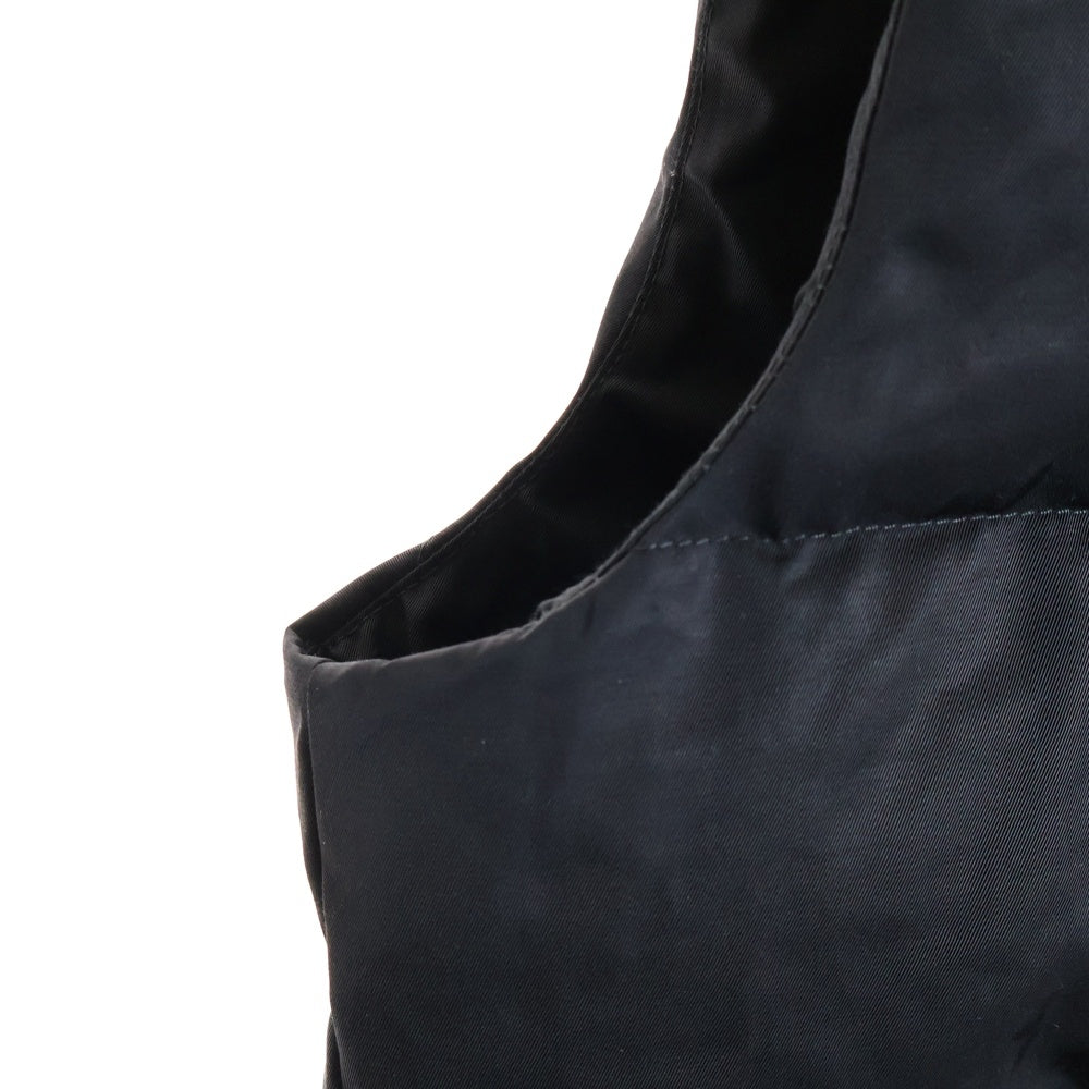 MM6 Maison Margiela(エムエムシックスメゾンマルジェラ) 23AW Baffle Quilt Gilet ジップアップ ダウンベスト ジャケット ブラック S62FB0054 S54882