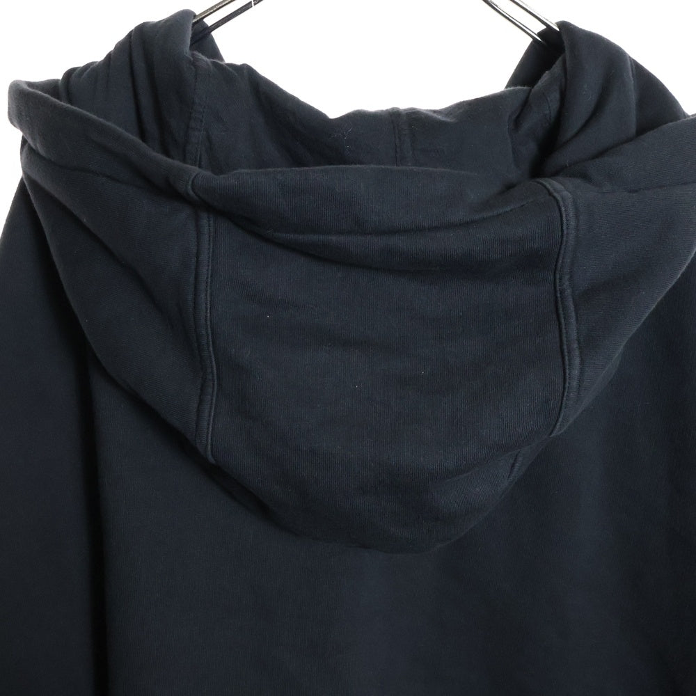 DRKSHDW(ダークシャドウ) JUMBO HOODED PETER ジャンボ フーデッド ジップアップパーカー スウェット ブラック DU02B4275-F