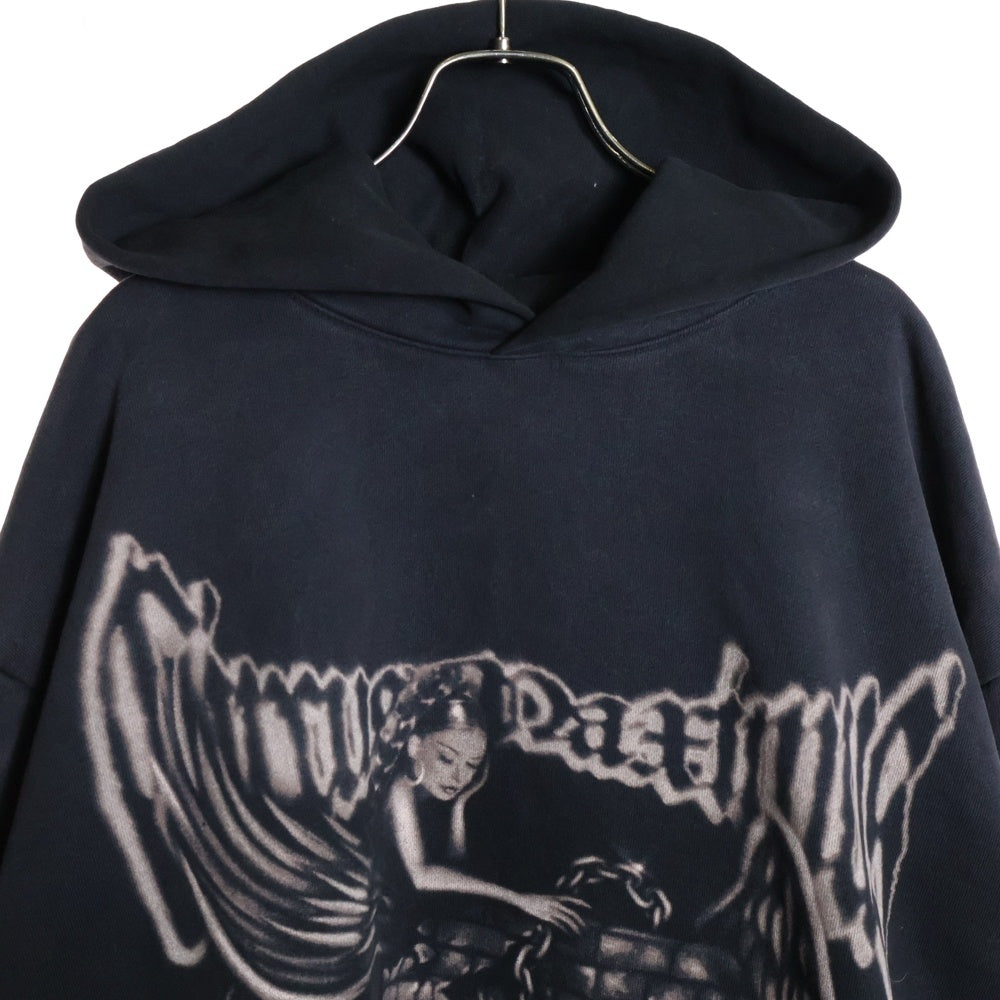 NO BRAND(ノーブランド) TRAVIS SCOTT Circus Maximus 2025 プリントスウェットパーカー ブラック