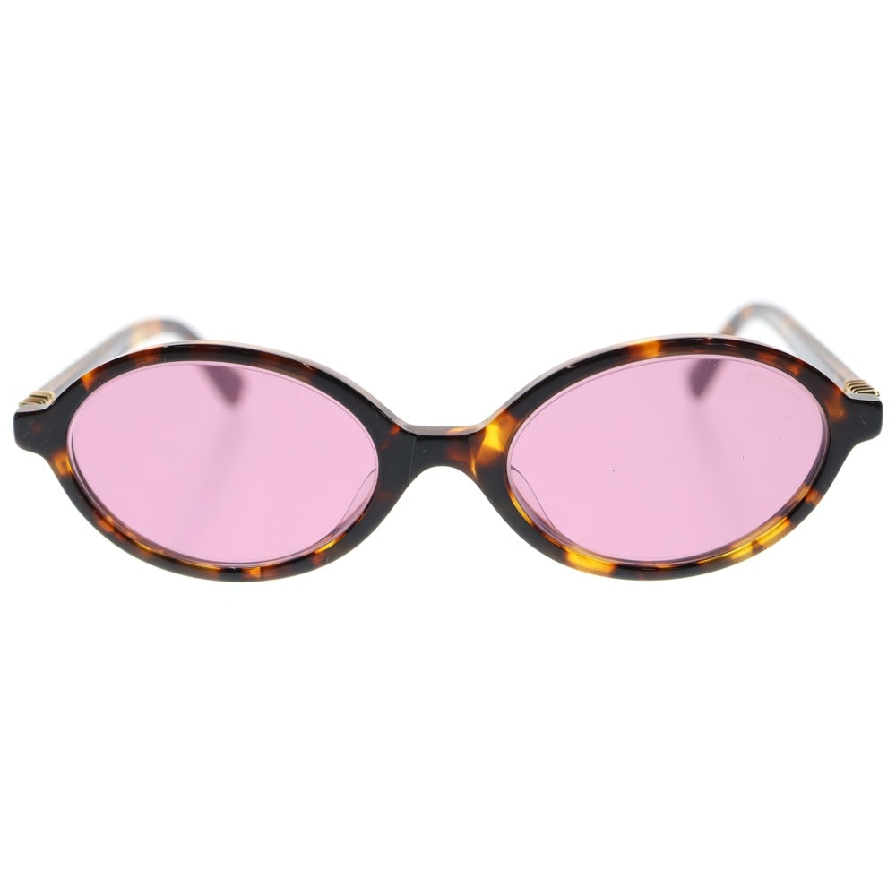 miumiu(ミュウミュウ) ラウンドフレーム カラーレンズ メガネ サングラス 眼鏡 ブラウン/ピンク SMU04Z-F