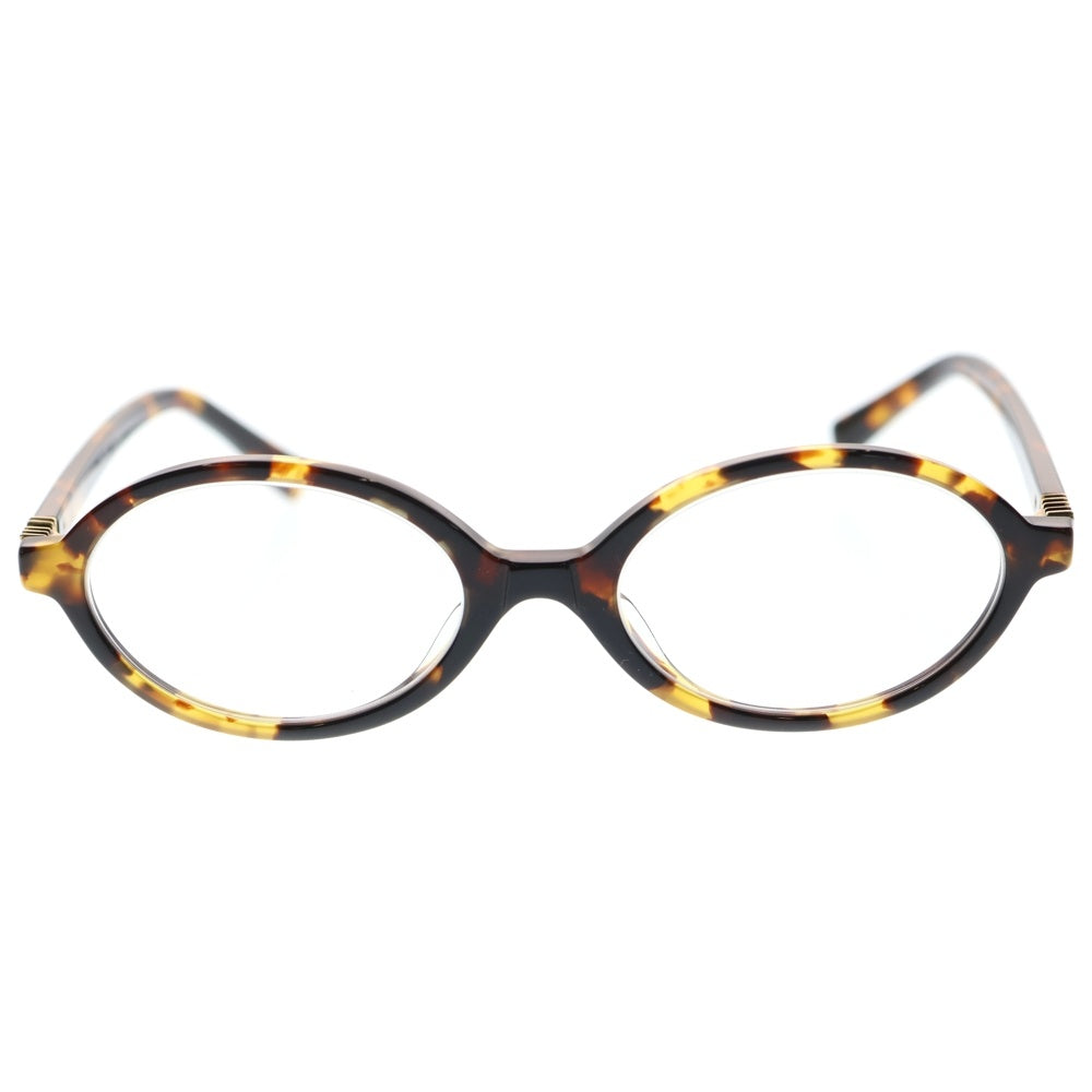 miumiu(ミュウミュウ) ラウンドフレーム クリアレンズ メガネ サングラス 眼鏡 ブラウン SMU04Z-F