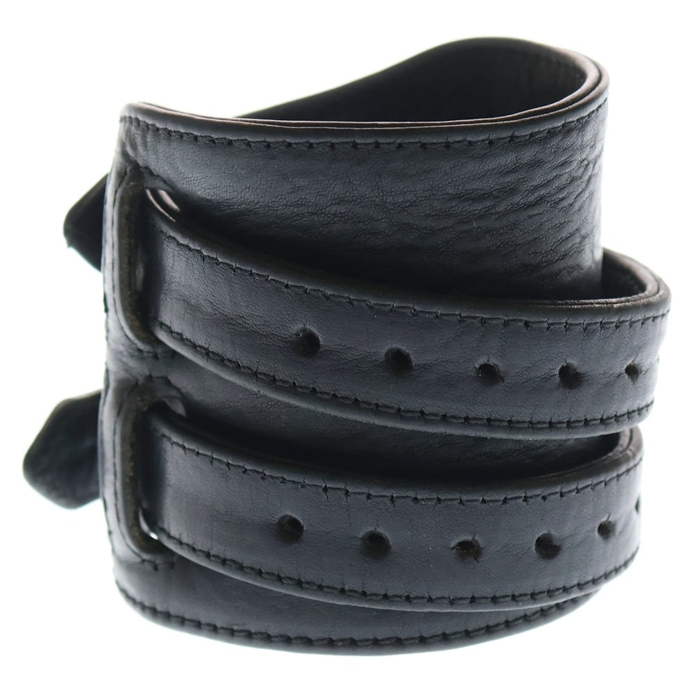 chrome hearts ダブルR&R レザー バングル CHROME HEARTS(クロムハーツ) DOUBLE RR ダブルロックンロール レザー