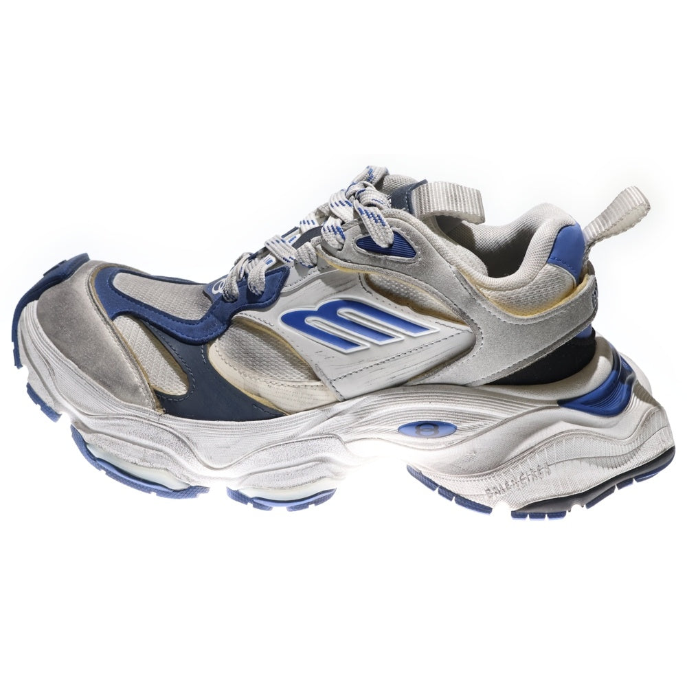 BALENCIAGA(バレンシアガ) 24SS CARGO カーゴ ヴィンテージ加工 ローカットスニーカー ホワイト/ブルー 785754