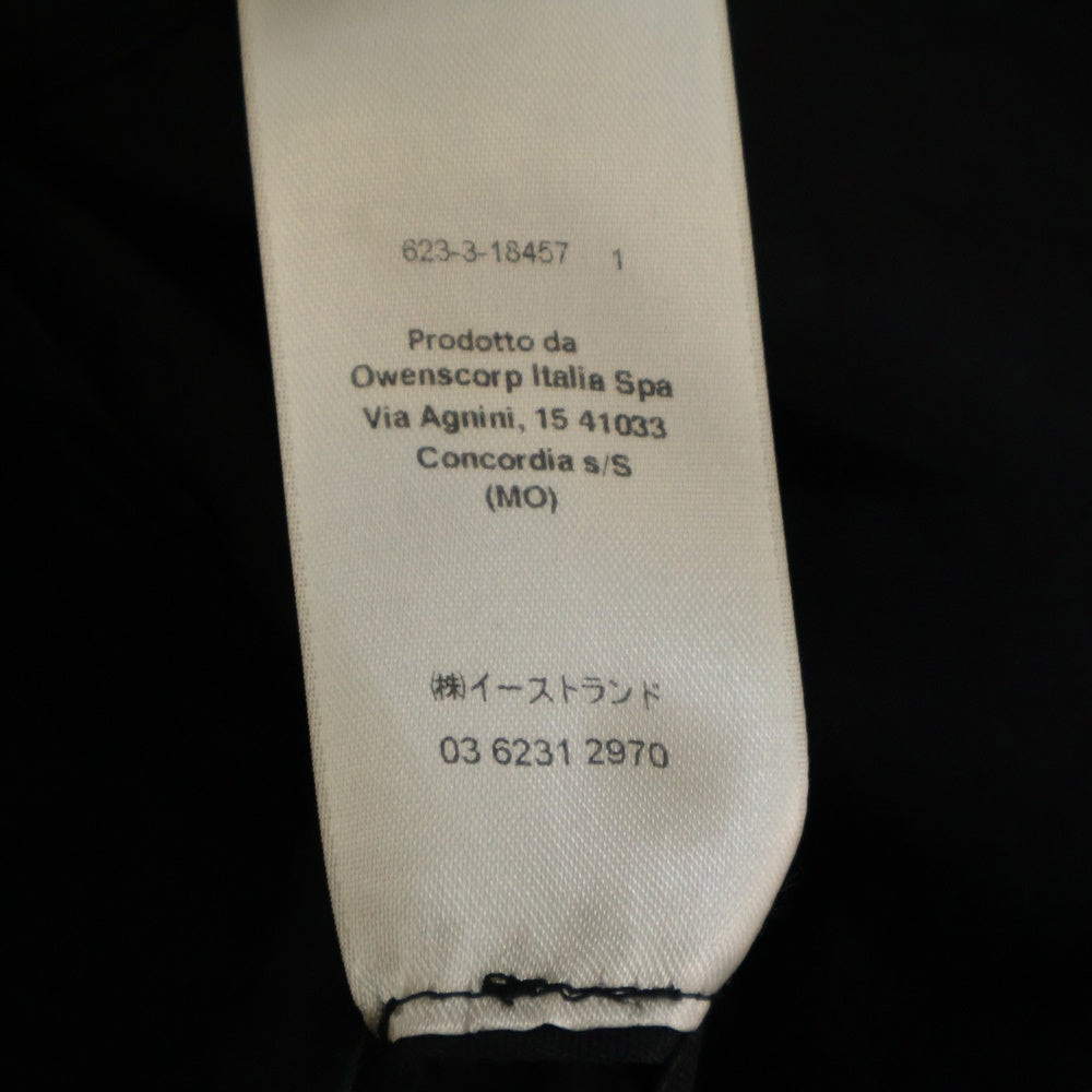 Rick Owens(リックオウエンス) 22SS FOGACHINE LARRY SHIRT フォガシン ラリー ボタン装飾 長袖シャツ ブラック RU01B1287-JX