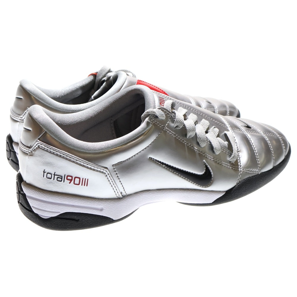 NIKE(ナイキ) Total 90 3 SP Metallic Silver and Black トータル90 3エスピー メタリックシルバーアンドブラック レースアップローカットスニーカー US9.5/27.5cm HJ9351-002