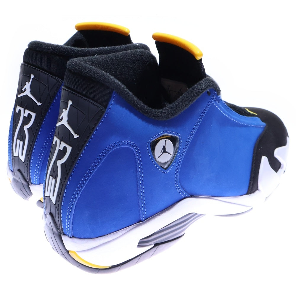 NIKE(ナイキ) Air Jordan 14 Retro Laney エアジョーダン14 レトロ レイニー レースアップミッドカットスニーカー US9/27cm 487471-407 ブルー