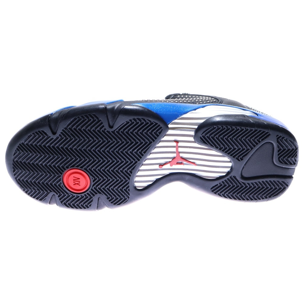 NIKE(ナイキ) ×Supreme Air Jordan 14 Retro Black Varsity Royal Chrome エアージョーダン14 バーシティロイヤル クローム ミッドカットスニーカー BV7630-004