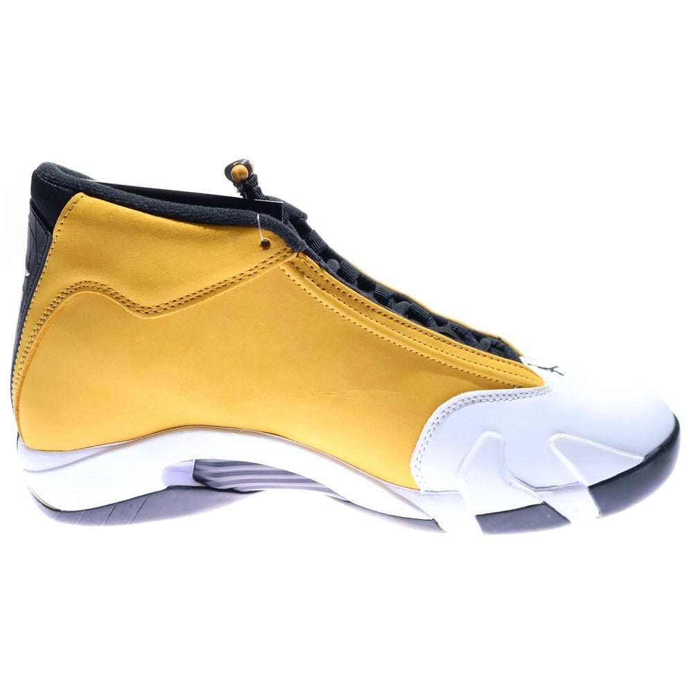 NIKE(ナイキ) Air Jordan 14 Light Ginger エアージョーダン14 ライトジンジャー レースアップミッドカットスニーカー US10/28cm 487471-701 イエロー/ホワイト