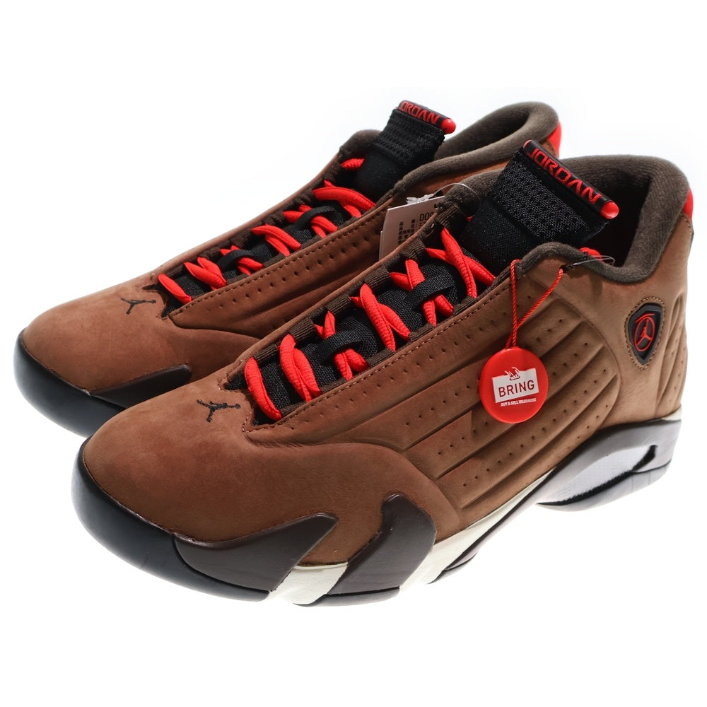 NIKE(ナイキ) Air Jordan 14 Winterized エアジョーダン14 ウィンターライズド レースアップミッドカットスニーカー US9/27cm DO9406-200 ブラウン