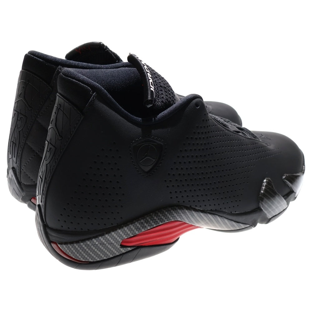 NIKE(ナイキ) Air Jordan 14 Black Ferrari エアジョーダン14 ブラックフェラーリ レースアップミッドカットスニーカー US9.5/27.5cm BQ3685-001 ブラック