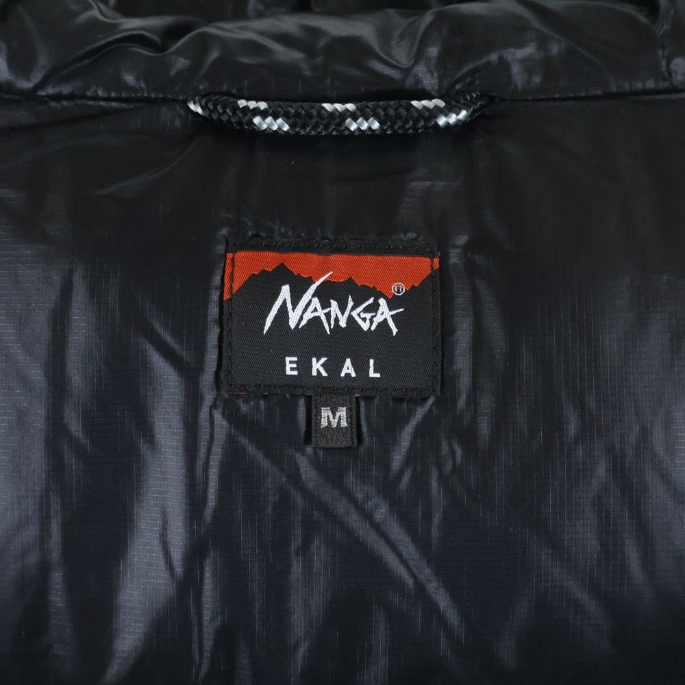 NANGA(ナンガ) MOUNTAIN LODGE DOWN HOODIE JACKET マウンテンロッジダウンフーディージャケット ブラック NANGAD1-FEA7