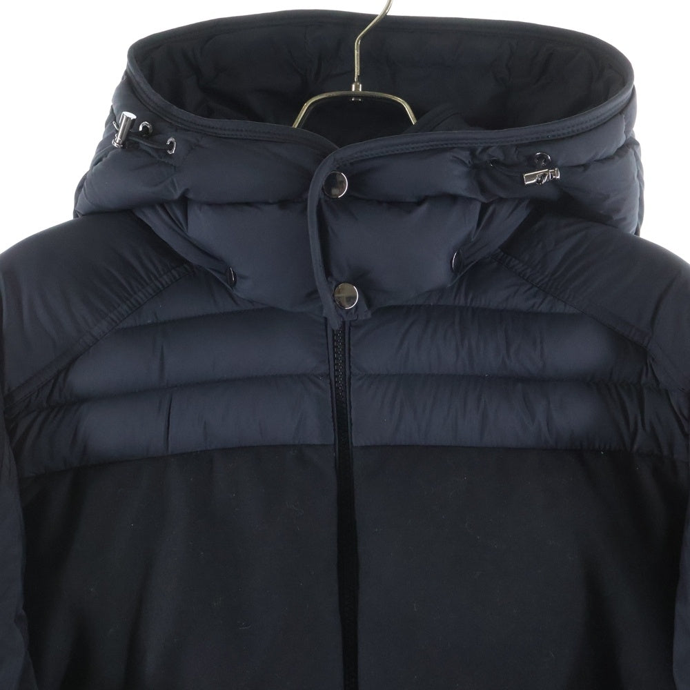 MONCLER(モンクレール) 25AW BARBUSTEL GIUBBOTTO バーバステルジュボット ウール切替ジップアップナイロンダウンジャケット K20911A00250 596K7 ブラック