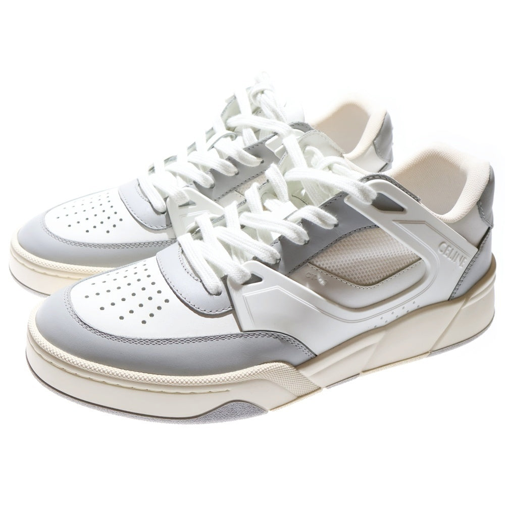 CELINE(セリーヌ) 25SS CT-09 レースアップ ローカットスニーカー ホワイト/グレー RM4264