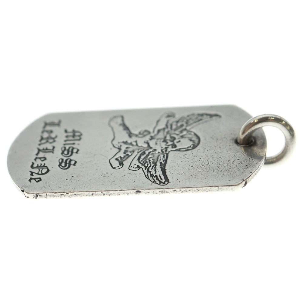 CHROME HEARTS(クロムハーツ) D TAG LRG FOTI MISS LERLENE フォティドッグタグミスラーレン シルバーネックレストップ