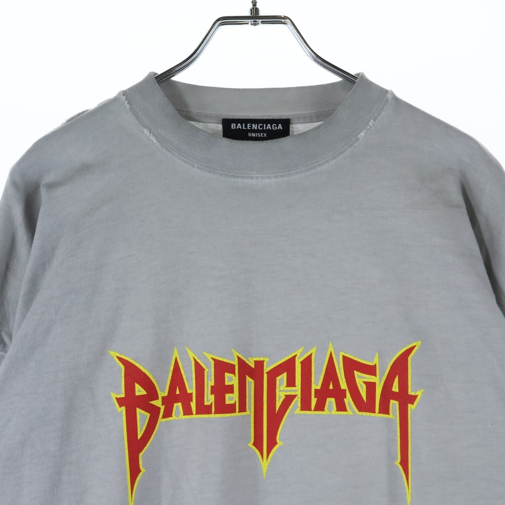 BALENCIAGA(バレンシアガ) 22SS METAL DOUBLE SLEEVE ダメージ加工