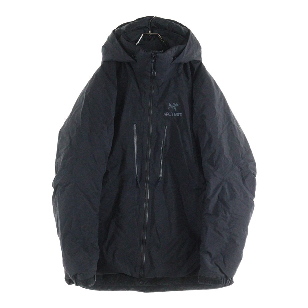 ARC'TERYX(アークテリクス) FISSION SV JACKET 胸ロゴデザイン ナイロン ロングジャケット アウター ブラック