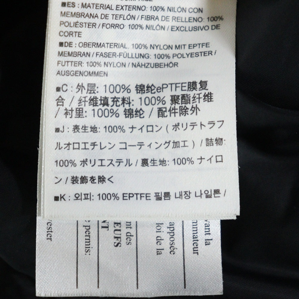 ARC'TERYX(アークテリクス) FISSION SV JACKET 胸ロゴデザイン ナイロン ロングジャケット アウター ブラック